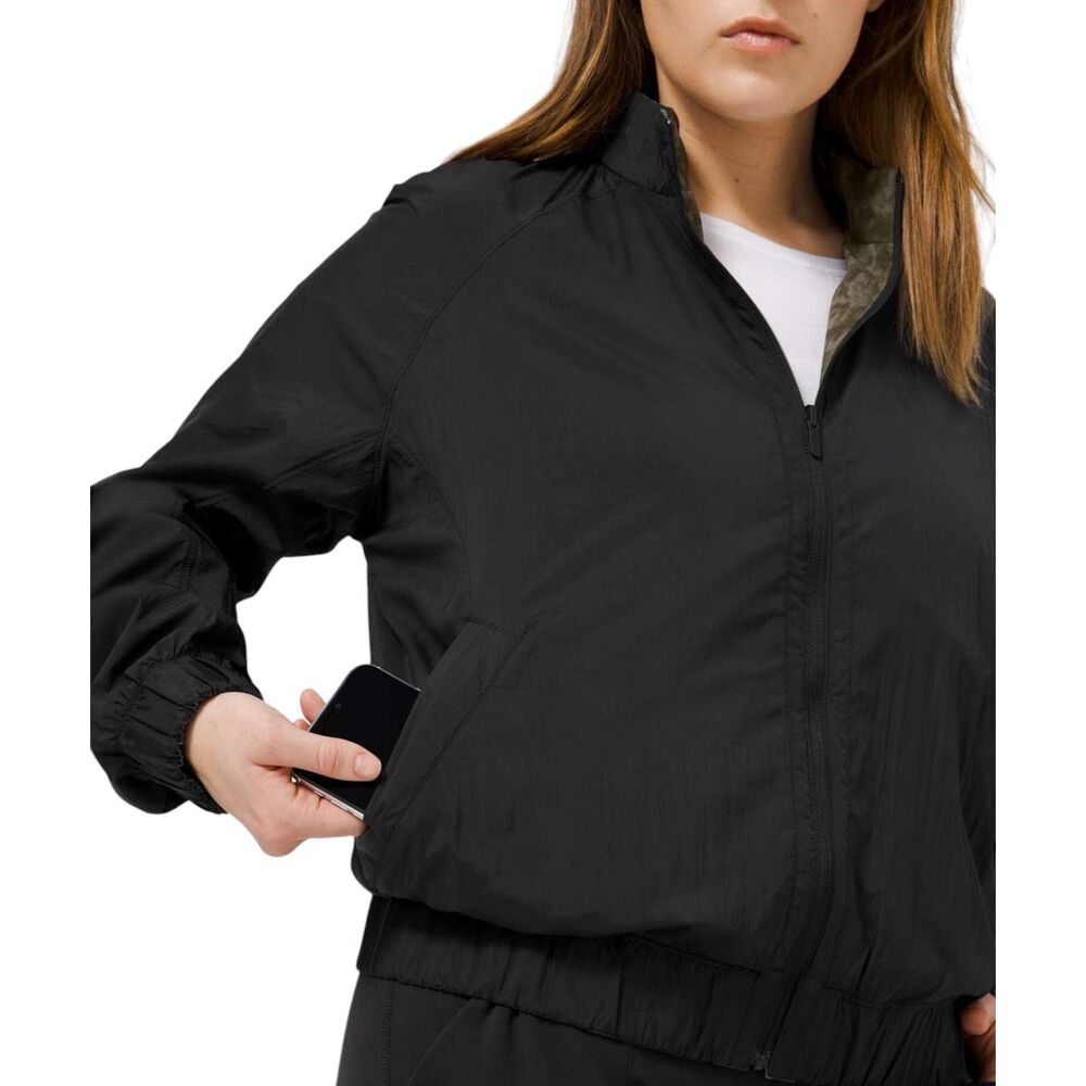 Lululemon Bombs Away Jacket *Black/Summer Shade Medium Olive Dark - Picture 5 of 13